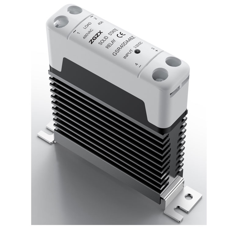 GSR系列散熱一體化單相交流固態(tài)繼電器15A-60A