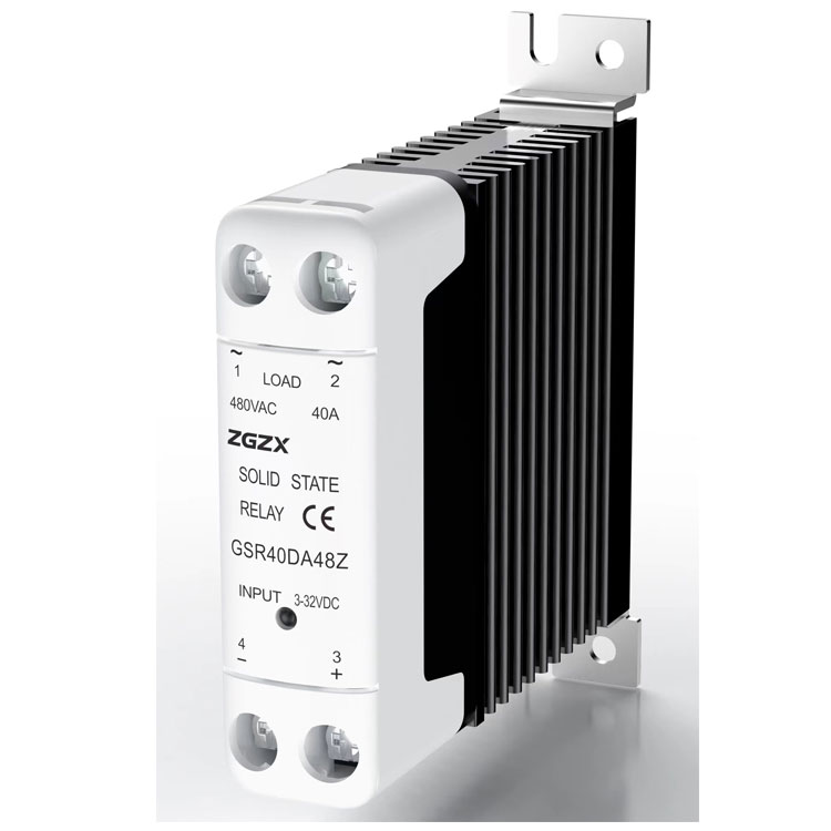 GSR系列散熱一體化單相交流固態(tài)繼電器15A-60A