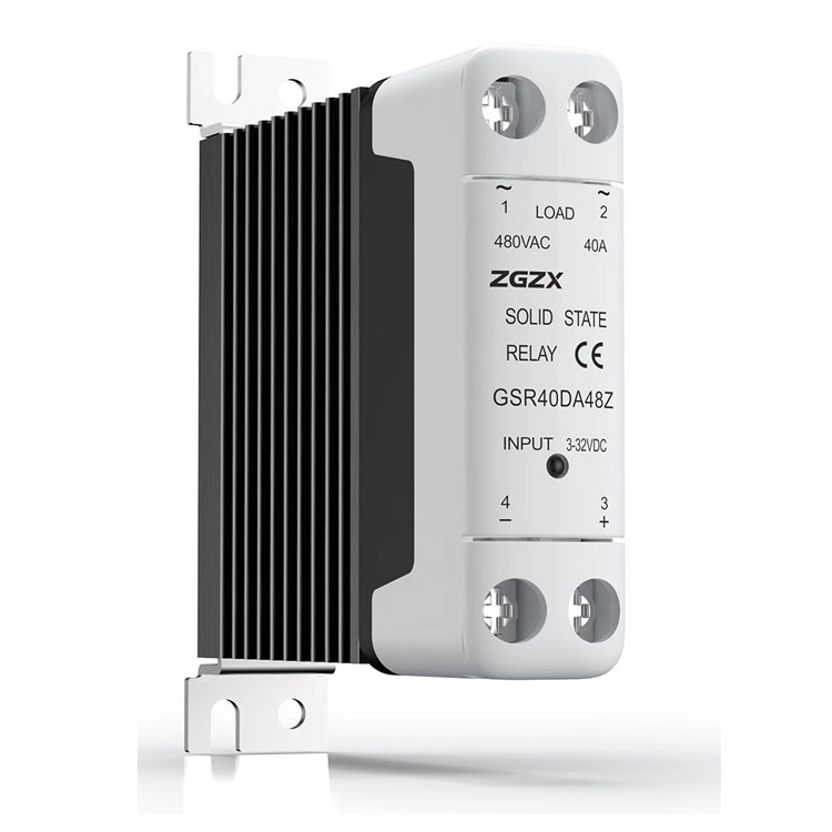 GSR系列散熱一體化單相交流固態(tài)繼電器15A-60A